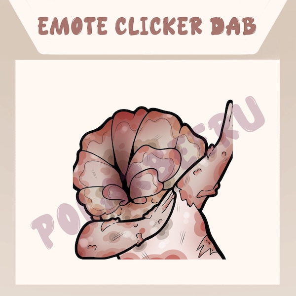 Emote Clicker de The Last of Us, dab, pour Twitch