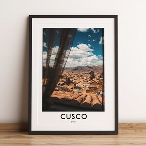 CUSCO Travel Print - Cusco, Perú Póster / Arte Mural