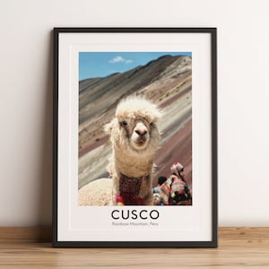CUSCO Travel Print - Cusco, Perú Póster / Arte Mural