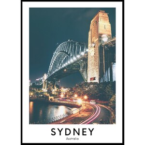 SYDNEY Travel Print - Sydney, Australie Affiche / Art mural