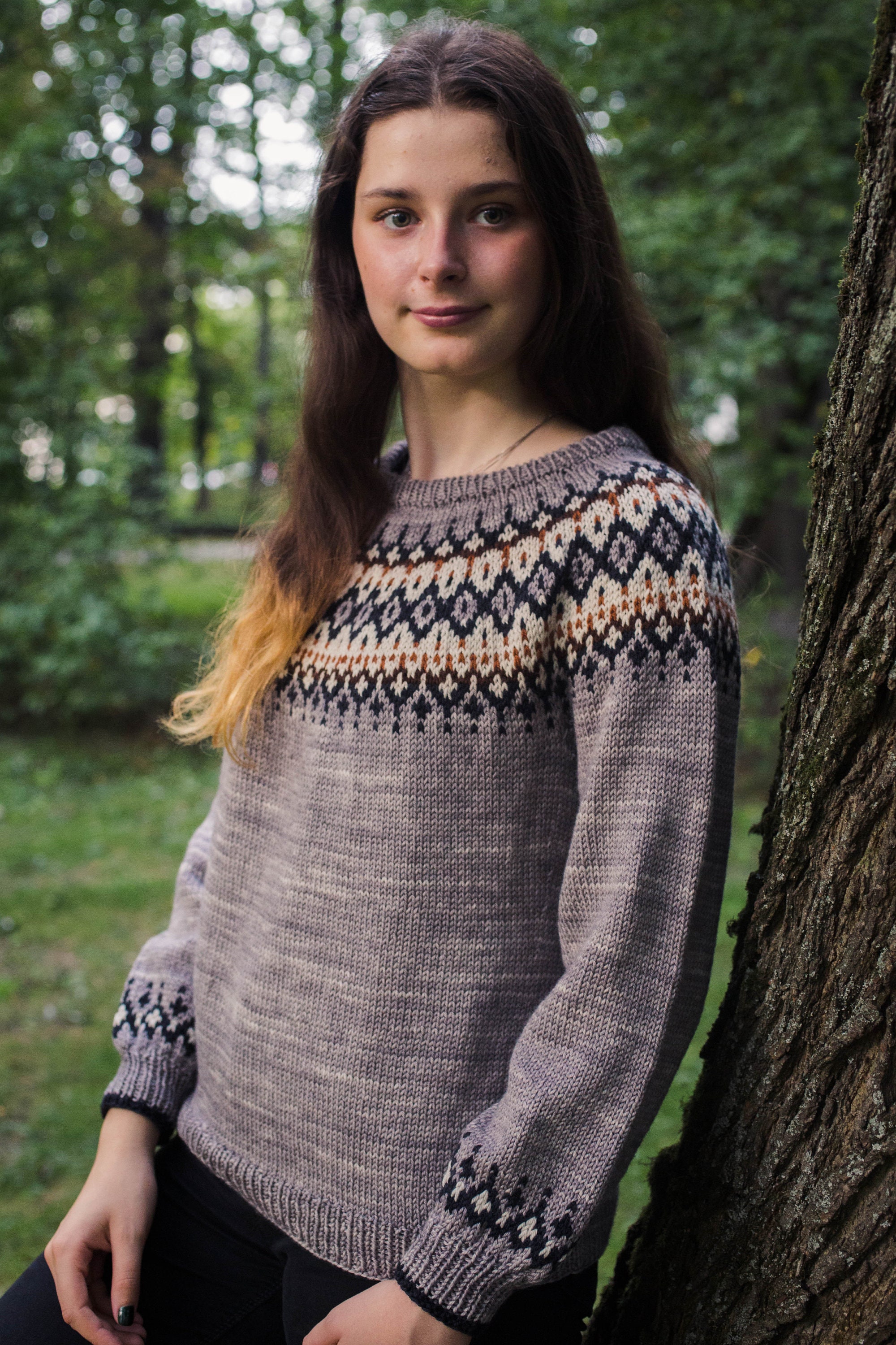 Colorwork Yoke Sweater Knitting Pattern: Seamless Top-down