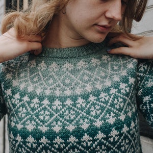 NKNIT pattern pullover sweat（137 Pullover Sweater Knitting