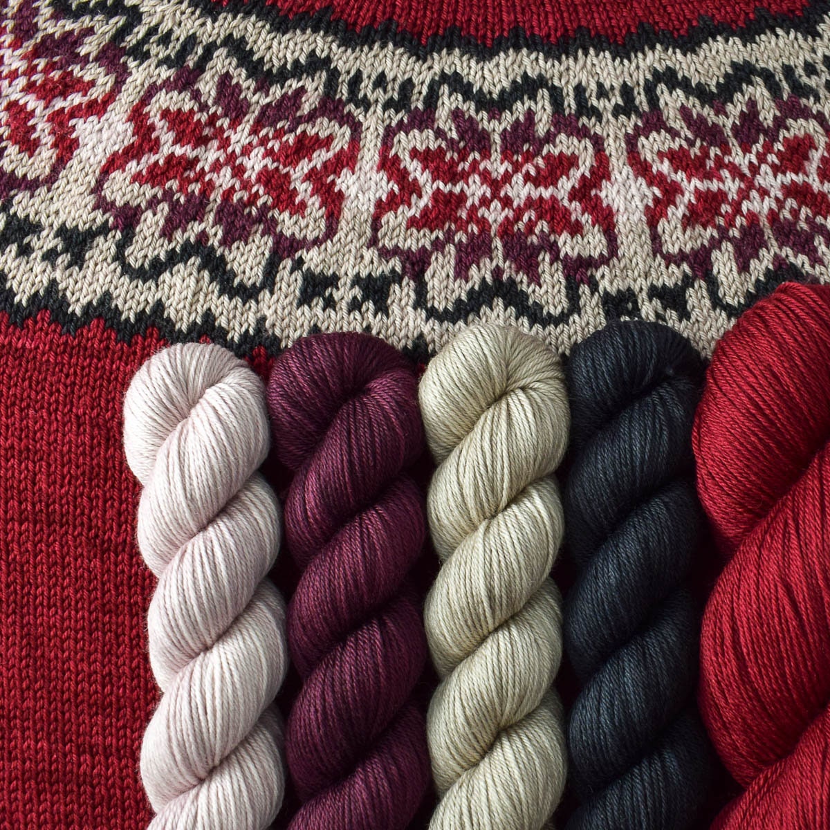 KNITTING PATTERN Stjerne Colorwork Yoke Sweater Pullover Etsy