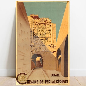 Poster Oran Algeria – The Spanish Gate – 1933