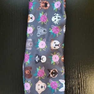 Doggie faces twisted headband