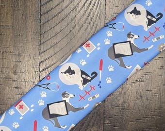 Jersey knit pet medicine twisted headbands