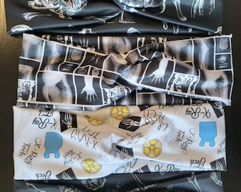 Xray twisted headbands