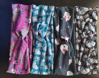 Possums jersey knit twisted headbands