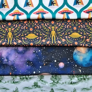 Aliens jersey knit twisted headbands