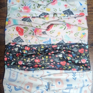 Medical Pattern Twisted Turban Headbands (4 patterns)