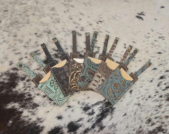 Western Leather Boot Wallets