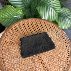 Vintage Black Beaded Evening Cocktail Clutch