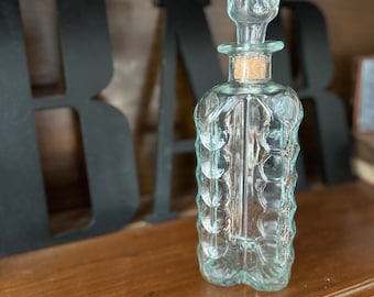 Vintage Ezra Brooks Whiskey  Bourbon Bottle Decanter