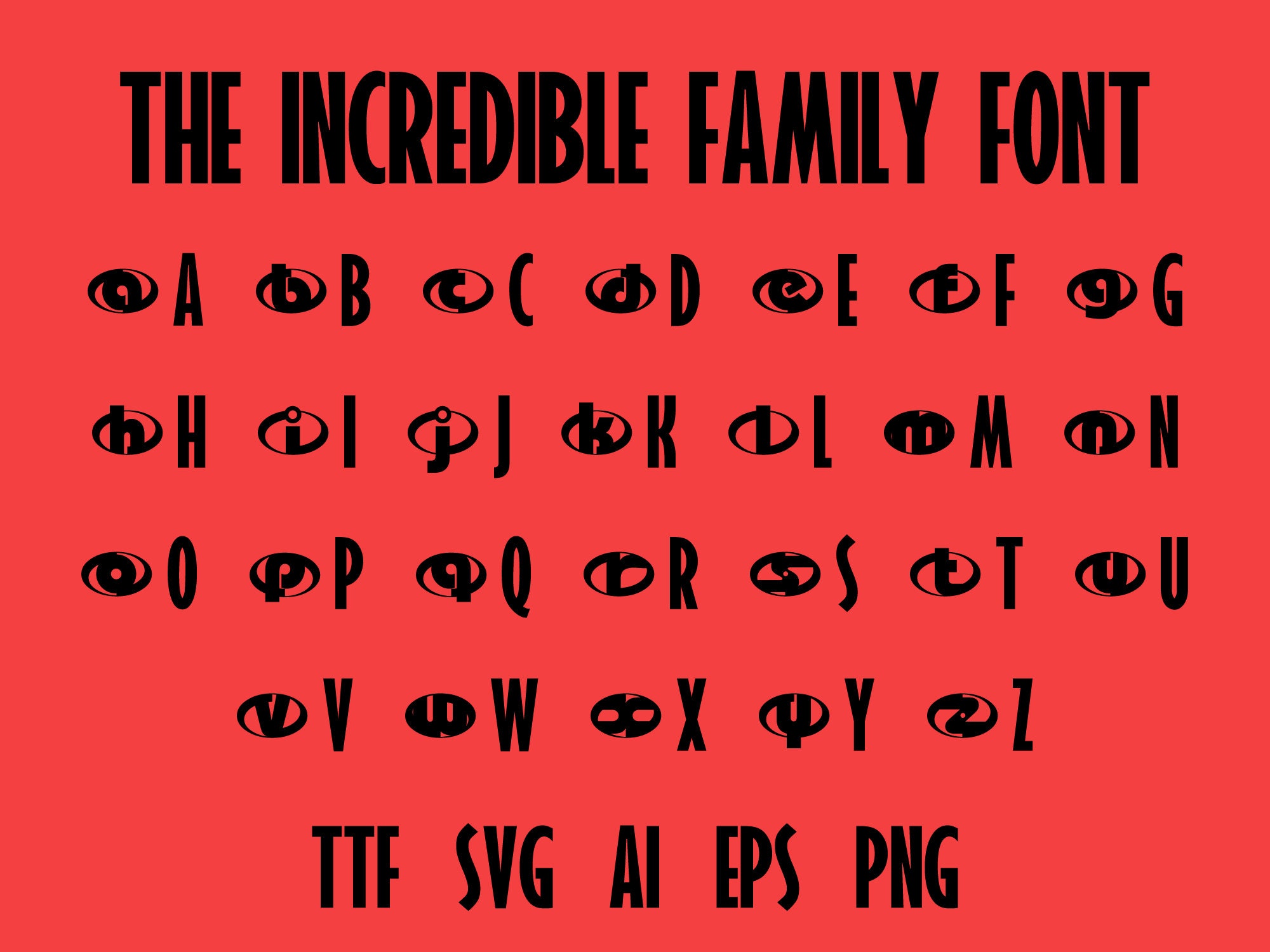 Incredibles Font