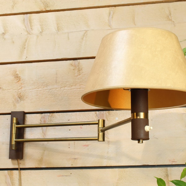 Swing arm wall lamp 70s vintage