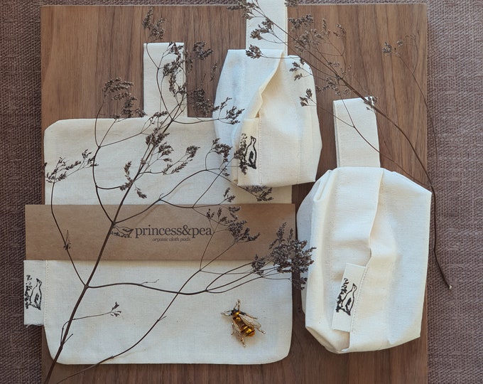 Featured listing image: period accesories BAGS & WASHCLOTHS_organic cotton