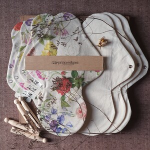 cloth NIGHT/POSTPARTUM pad ULTRA+ 13"_organic cotton image 3