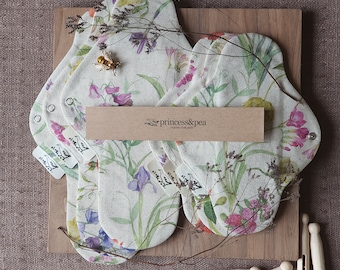 3+3 PACK cloth pads_organic cotton