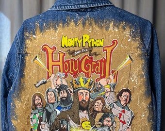 Hand-painted denim jacket, MADE TO ORDER, Customized jacket painting, Custom painting, Custom clothing, Personalized items