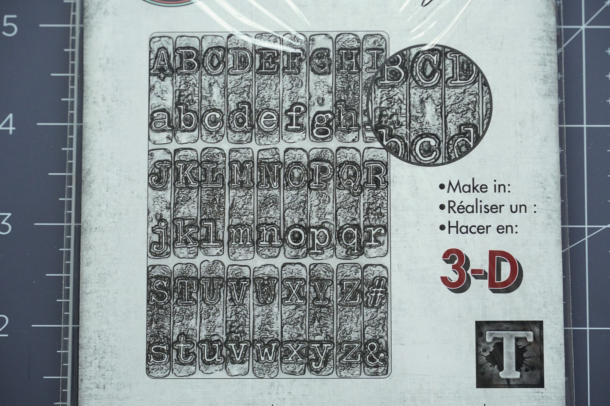 Tim Holtz Embossing Folder, Typewriter Texture, Embossing, Scrapbook