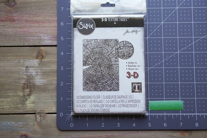 Tim Holtz Tree Rings 3D Embossing Folder Embossing Folder Etsy Ireland