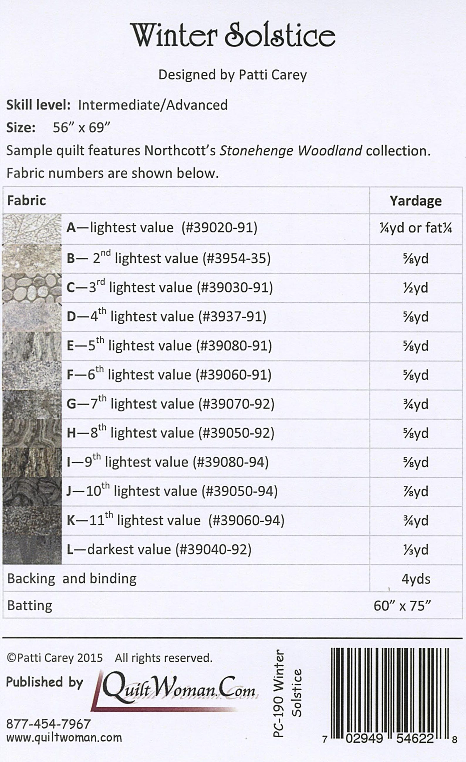 Winter Solstice Quilt Pattern - Etsy