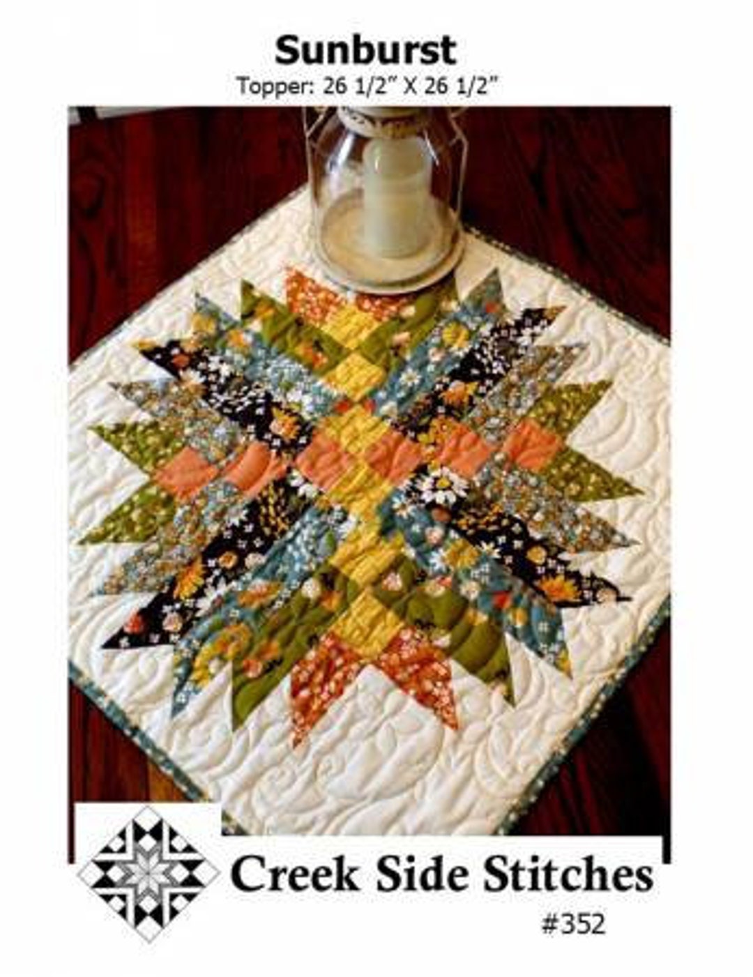 Sunburst Quilt Pattern - Etsy