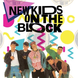 NKOTB Png, The Mixtape Tour PNG, On The Block Digital Design, 80's 90's NKOTB Png image 1