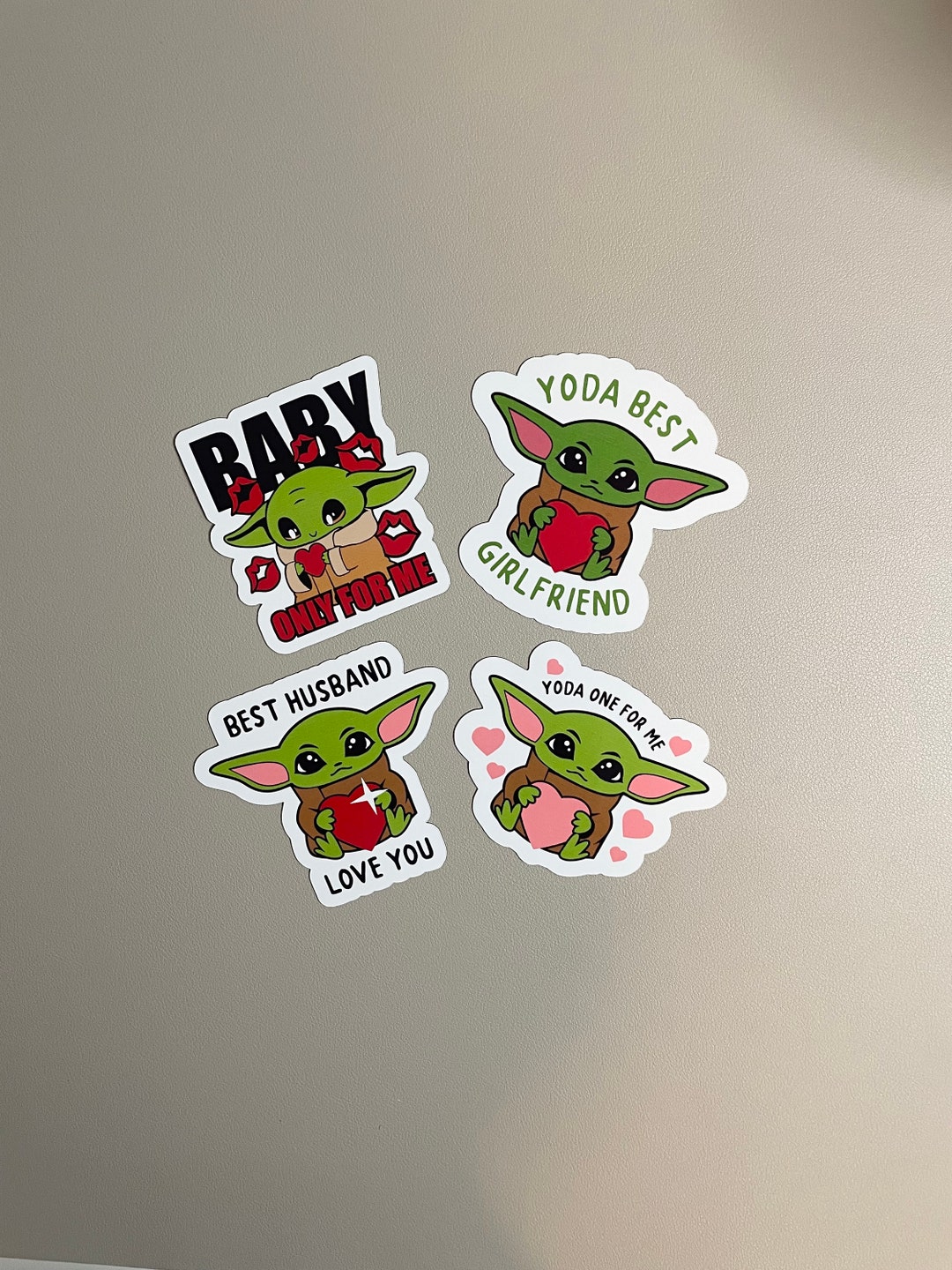 Baby Yoda Grogu Yoda Star Wars Fridge Etsy