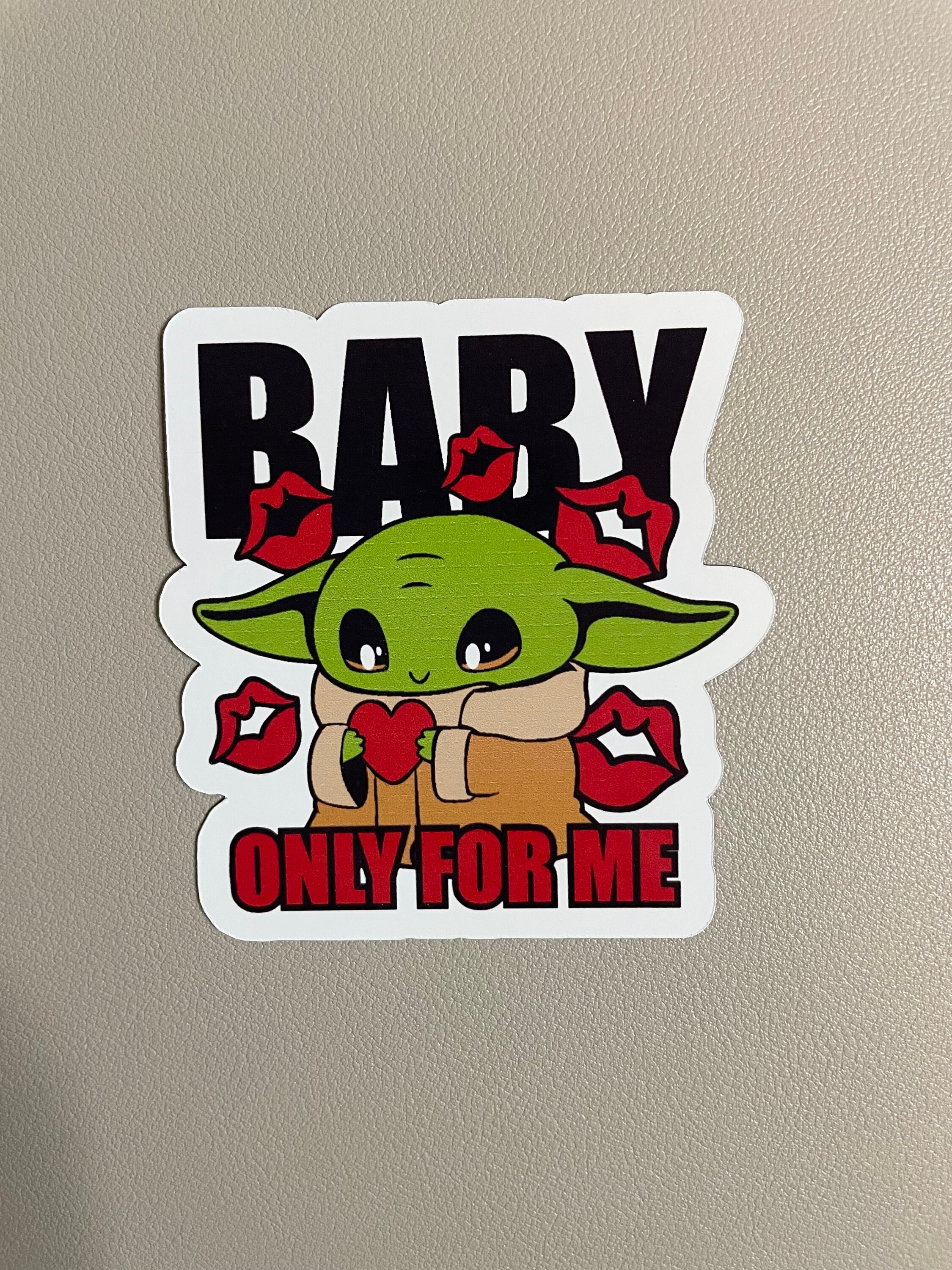 Baby Yoda Grogu Yoda Star Wars Fridge Etsy