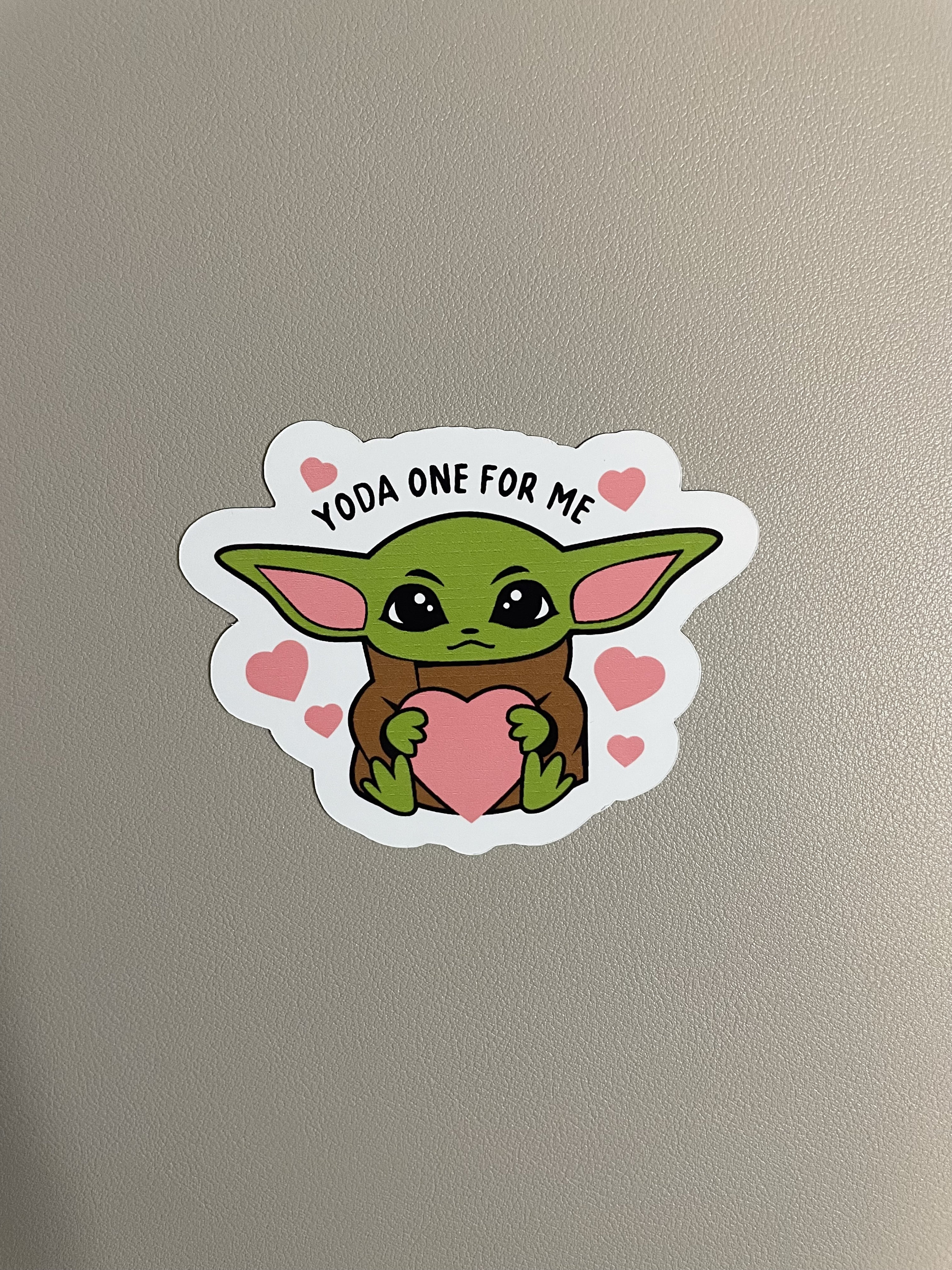 Baby Yoda Grogu Yoda Star Wars Fridge Etsy