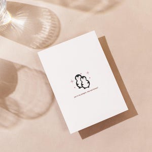 Tarjeta de San Valentín con pingüino, descarga instantánea, regalo perfecto, linda tarjeta de pingüino, amantes de los pingüinos, regalo para ella o para él, para imprimir en casa