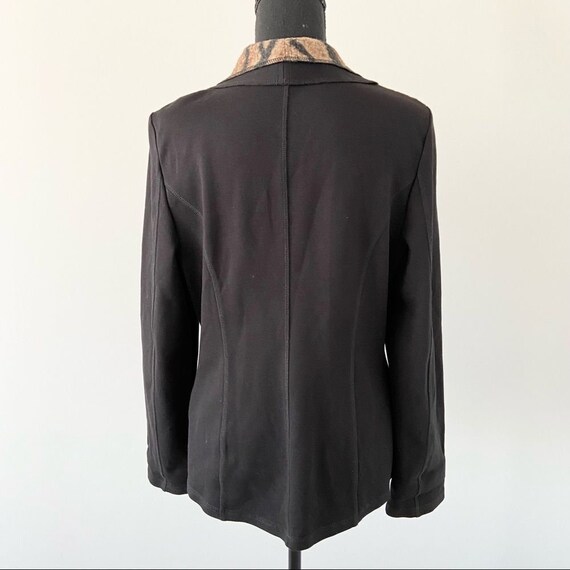CONRAD C COLLECTION Tiger Print Wool Blend Jacket… - image 3