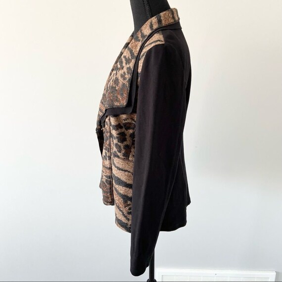 CONRAD C COLLECTION Tiger Print Wool Blend Jacket… - image 2
