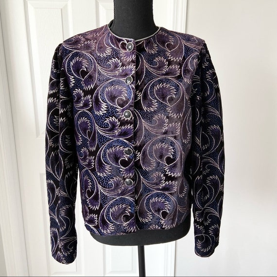 Chemisier Vintage Années 80 Marque Jeri - Taille 14 - Multicolore - Occasion Très Bon état