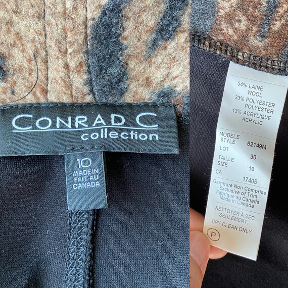 CONRAD C COLLECTION Tiger Print Wool Blend Jacket… - image 10