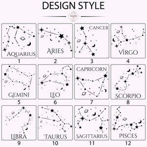 Zodiac Sign Jewelry Box, Star Sign, Travel Jewelry Box, Custom Jewelry Box, Birthday Gift for Women, Zodiac Sign Gift, Engraved Jewelry Case