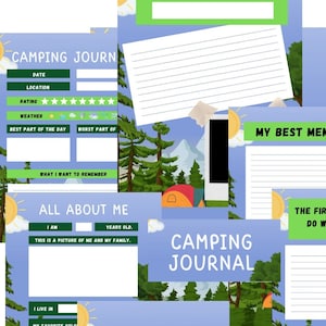 Printable Kids Camping Journal
