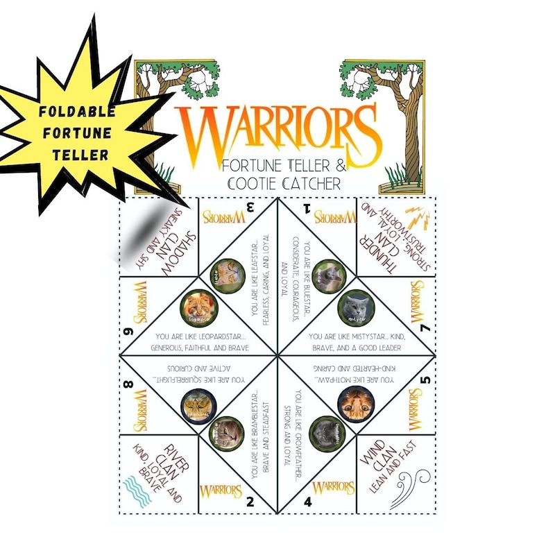 Toys of Warrior Cat Etsy UK