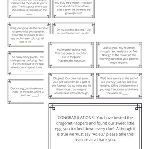 PRINTABLE Dragon Treasure Hunt | Wings of Fire Party | Digital image 2