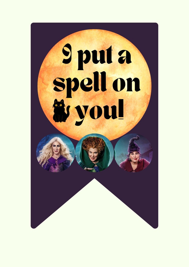 PRINTABLE Hocus Pocus Party Banner Hocus Pocus Movie Halloween Party ...