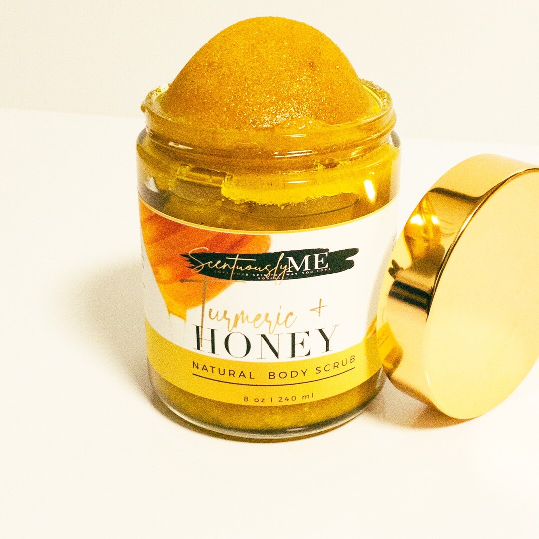 Turmeric Honey Body Scrub Etsy
