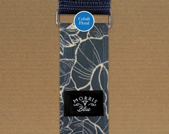 Martingale Collar. 38 mm Patterned cotton with polypropylene webbing and metal D ring, Dog Collars