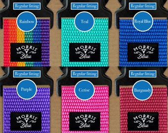 Regular Clip Collar 38mm. Polypropylene webbing with heavy duty plastic clip & metal D ring, Dog Collar | Dog Collar | Coloured Dog Collar |
