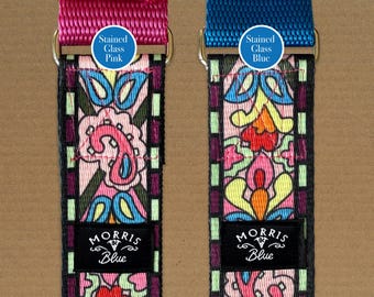 Martingale Fitting 38mm Patterned Soft Polyester Webbing Collars. Dog Collar || Coloured Dog Collar |