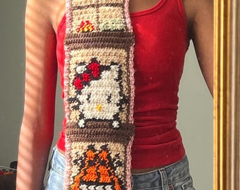 Garfield and Hello Kitty Scarf PDF (Pattern Only)