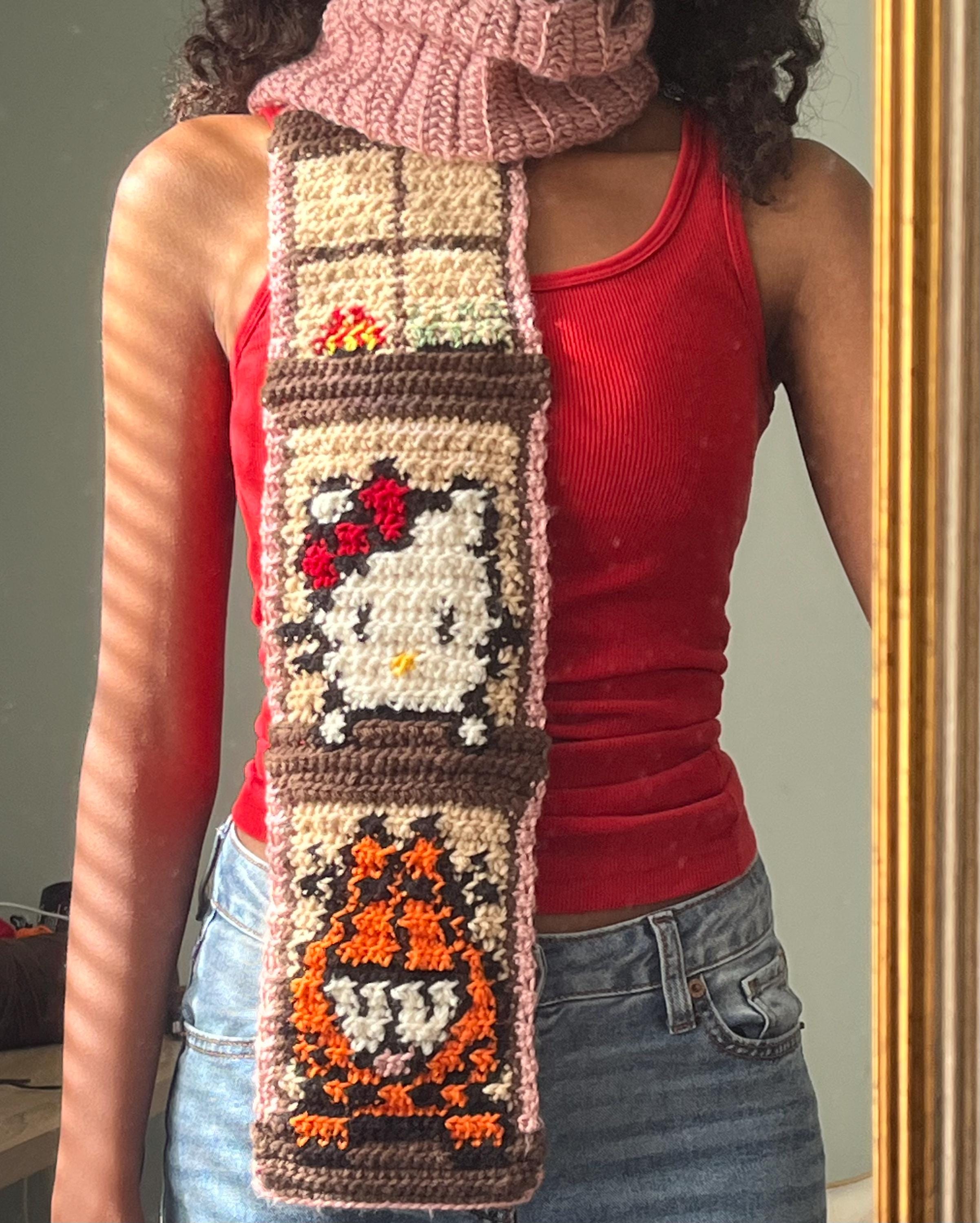 ガーフィールドとハローキティのスカーフ PDF (パターンのみ) - Etsy 日本