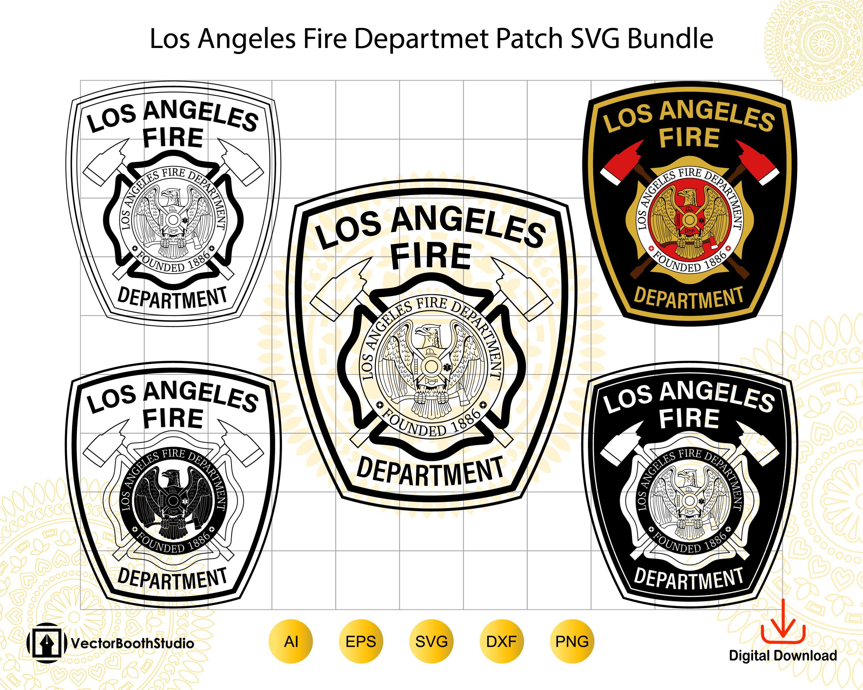 Lafd Badge - Etsy UK