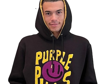 D12 Bluza z kapturem "Nie mogę opisać klimatu" Bluza z kapturem "Purple Pills"