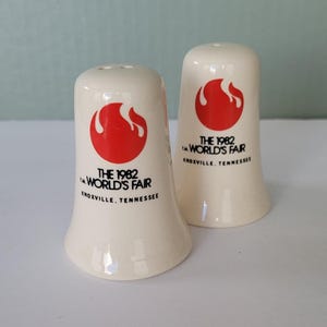 World Fair 1982, Salt and Pepper Shakers, in Knoxville Tennessee